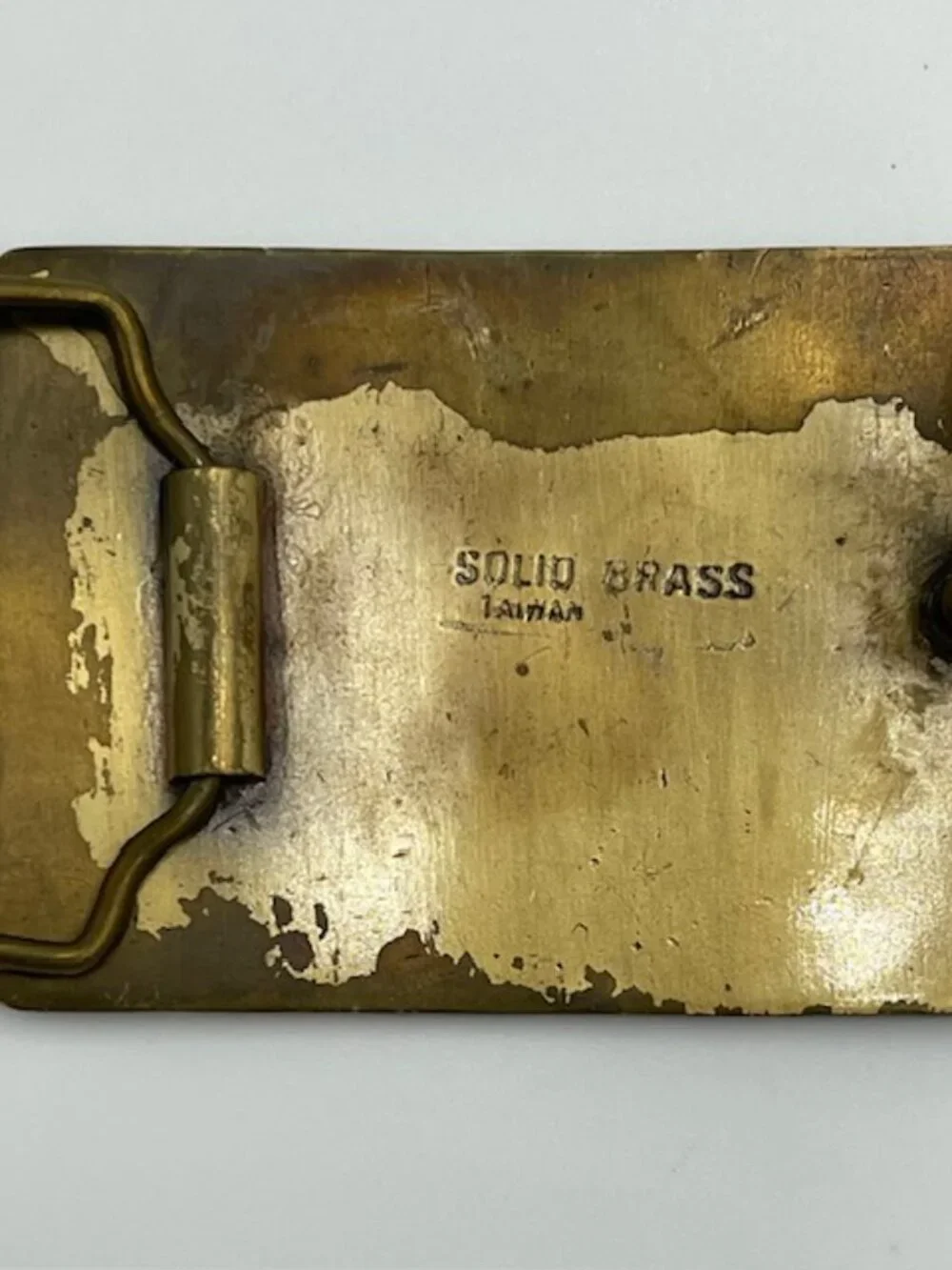 K2 Ski Brass Belt Buckle Lake Placid 1980 Olympic  2.5